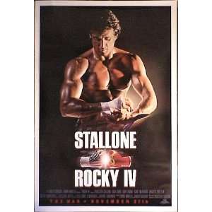  Rocky IV Advance Original Single Sided 27x41 Movie Poster 