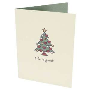  LIFE IS GOOD Spread The Love Christmas Tree Cards Sports 