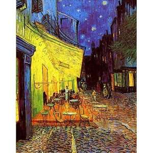  Cafe Terrace at Night By Vincent Van Gogh. Highest Quality 