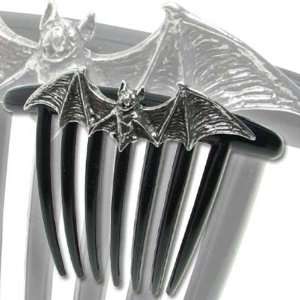 Om Strygia Balkan Vampire Bat Hair Comb