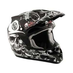  MSR Velocity Metal Mulisha Helmet. Lightweight. High Gloss 