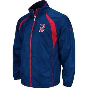  Boston Red Sox Reebok Trainer Navy Full Zip Lightweight 