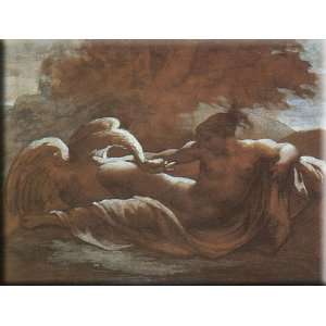   Swan 30x23 Streched Canvas Art by Gericault, Theodore