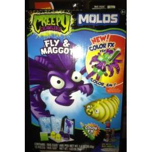  Creepy Crawlers Mold Pack Fly and Maggot Toys & Games