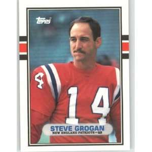  1989 Topps Traded #126 Steve Grogan   New England Patriots 