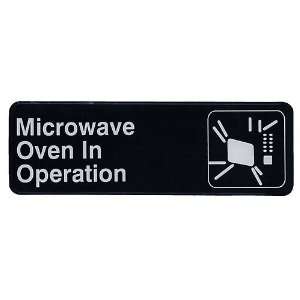   S39 24BK Microwave Oven in Operation Sign