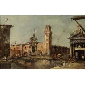  Hand Made Oil Reproduction   Francesco Lazzaro Guardi   32 