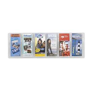  Reveal Pamphlet Display, Holds 6 Pamphlets, 30.75W x 2D 