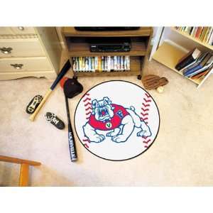   State Bulldogs NCAA Baseball Round Floor Mat (29) 