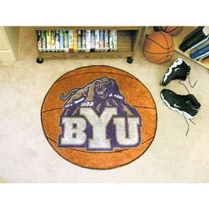   Young Cougars NCAA Basketball Round Floor Mat (29) 