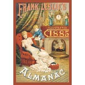  Vintage Art Frank Leslies Illustrated Almanac Happy New 