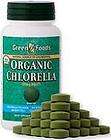 organic chlorella 500mg by green foods 120 tabs 
