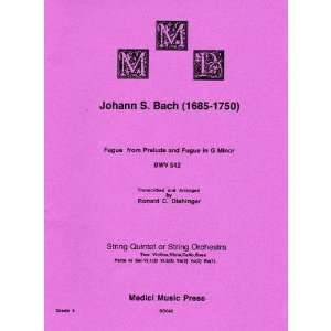 Bach, JS  Fugue from Prelude and Fugue g minor BWV 542   Medici Music 