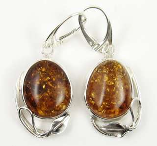 Amber Pleasure EARRINGS   Amber Silver Jewellery