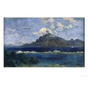 Landscape of Te Vaa Giclee Poster Print 