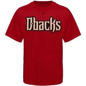   Arizona Diamondbacks Sedona Red Wordmark T shirt