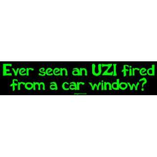  Ever seen an UZI fired from a car window? Large Bumper 