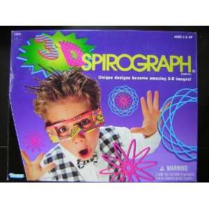  3 D Spirograph Set by Kenner 1996 Toys & Games