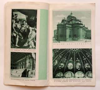 1930s Italy PARMA Vintage Tourism Travel Guide Book Illustrated 