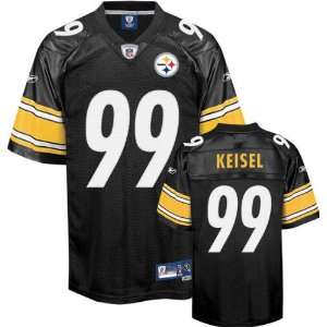  Brett Keisel Black Reebok NFL Premier Pittsburgh Steelers 
