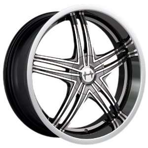  Mazzi Invasion 395 Black Wheel with Machined Lip (18x7.5 