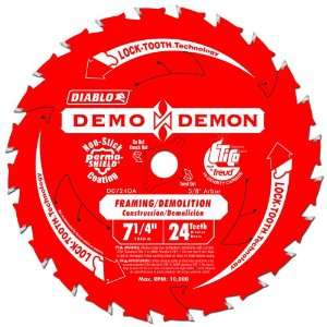 10 Pack Freud D0724DA Diablo Demo Demon 7 1/4 x 24 Tooth Circular Saw 