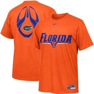  Nike Florida Gators Orange Team Issue T shirt Sports 