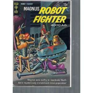  MAGNUS ROBOT FIGHTER # 23, 4.0 VG Gold Key Books