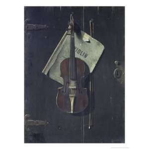   Giclee Poster Print by William Michael Harnett, 24x32