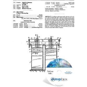  NEW Patent CD for MEAT MOLD 