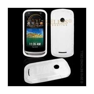  TPU Skin Cover for Motorola Crush W835, White Cell Phones 