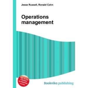  Operations management Ronald Cohn Jesse Russell Books