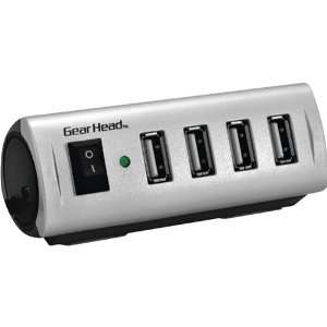   Head USB 2.0 4 Port Hub With Energy Saving Switch And AC power adapter