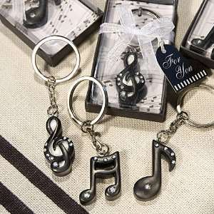  Musical Note Key Chain Favors F6460 Quantity of 288