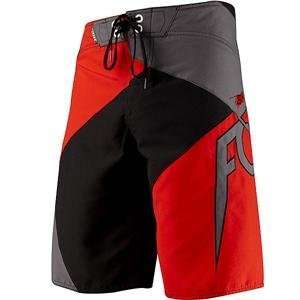  Fox Racing Youth Quadrant Boardshorts   27/Flame Red 