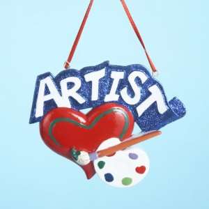  Club Pack of 12 Artist Painter Christmas Ornament for 