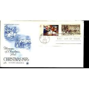  United States First Day Cover Stamps   Christmas 1976 