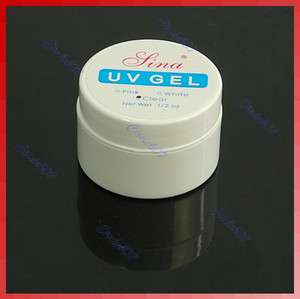 Clear UV Gel Builder Nail Art Polish Glue Manicure Tips  