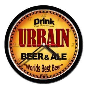  URBAIN beer and ale cerveza wall clock 