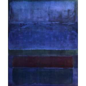MARK ROTHKO, Blue, Green & Brown, canvas 37 x 30 in., ready to hang