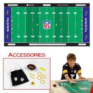    NFLR Licensed Finger FootballT Game Mat   Ravens Toys & Games