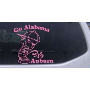 Go Alabama Pee On Auburn Car Window Wall Laptop Decal Sticker    Pink 