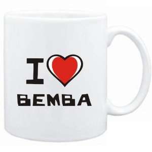  Mug White I love Bemba  Languages
