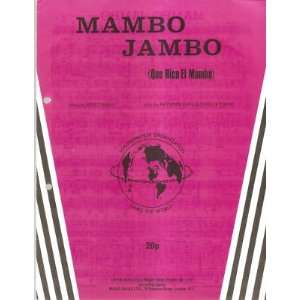  Sheet Music Mambo Mambo Perez Prado 179 