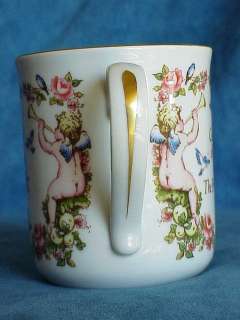 1982 PRINCE WILLIAM Royal Worcester Angels Birth Baby Mug Cup  
