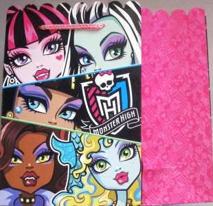NEW* MONSTER HIGH * 8 FAVOR BAGS * PARTY  