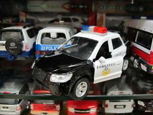 Hyundai Santa Fe MK2 Taiwan Police patrol toy car 1/35  