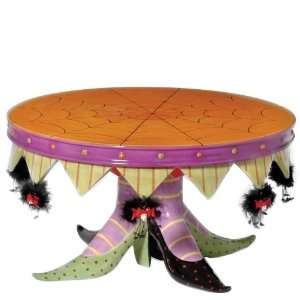    Department 56 Krinkles Witch Shoe Cake Plate