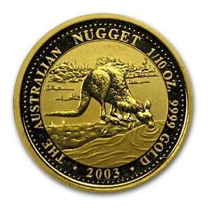  2003 1/10 oz Australian Gold Nugget Beauty