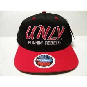   Vegas UNLV Rebels Script Black 2 Tone Snapback Cap